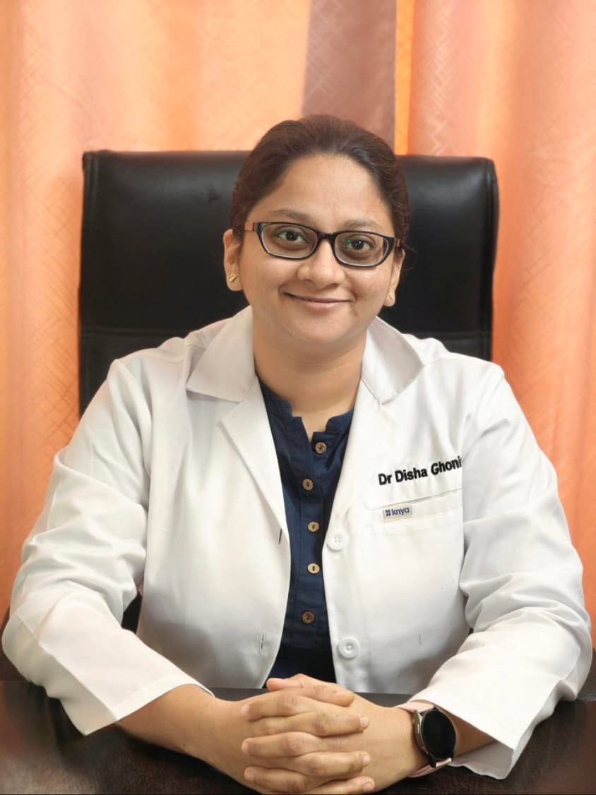 Portrait of Dr. Disha Ghoniya, obstetrician and gynaecologist