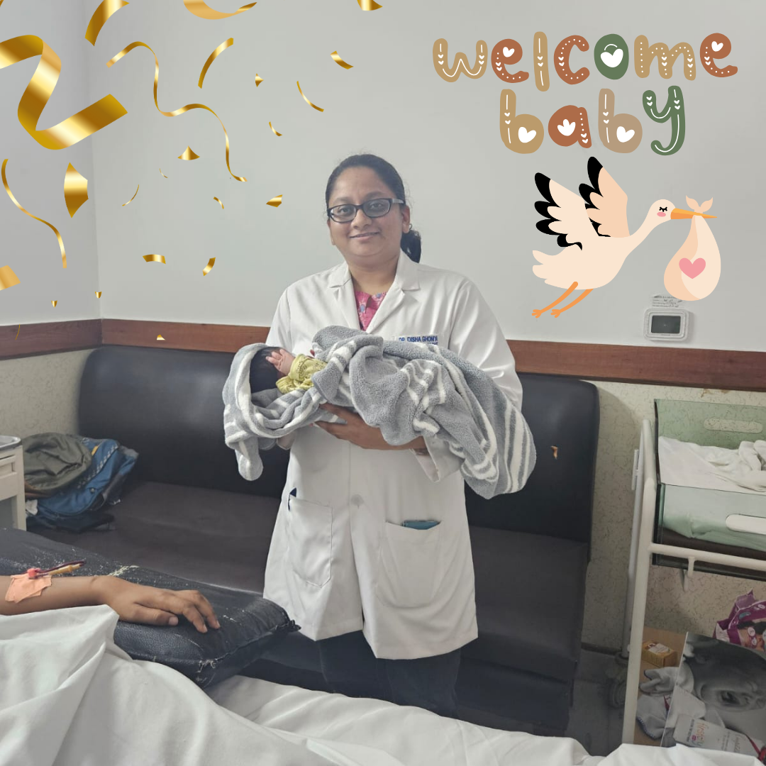 Dr Disha with Baby 1