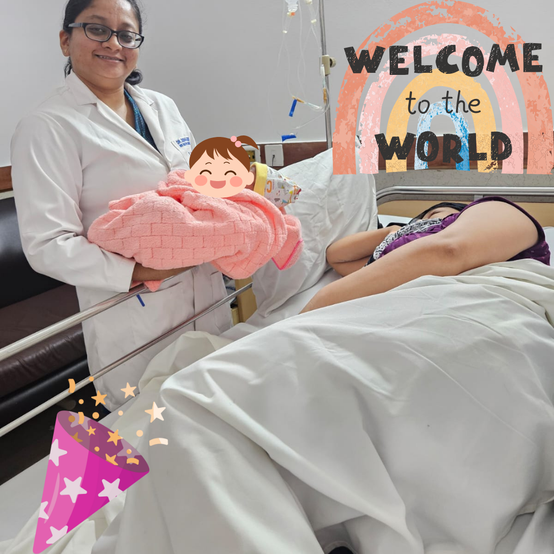 Dr Disha with Baby 2